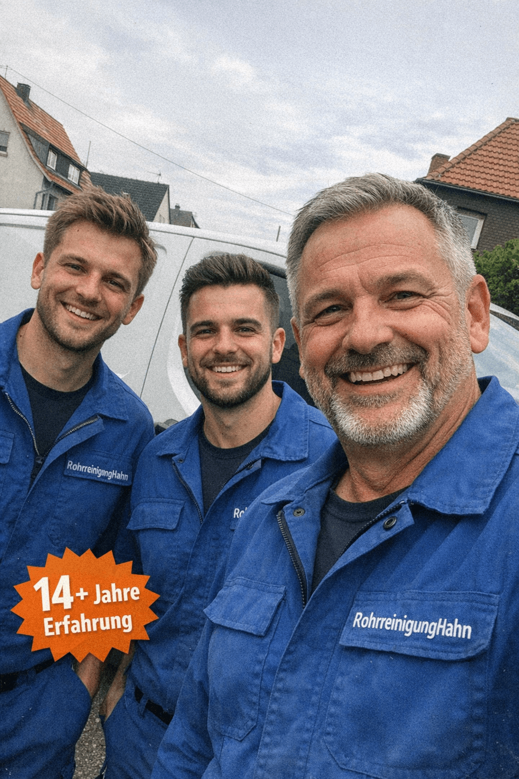 Kunde und Monteur beim Handschlag nach erfolgreicher Arbeit